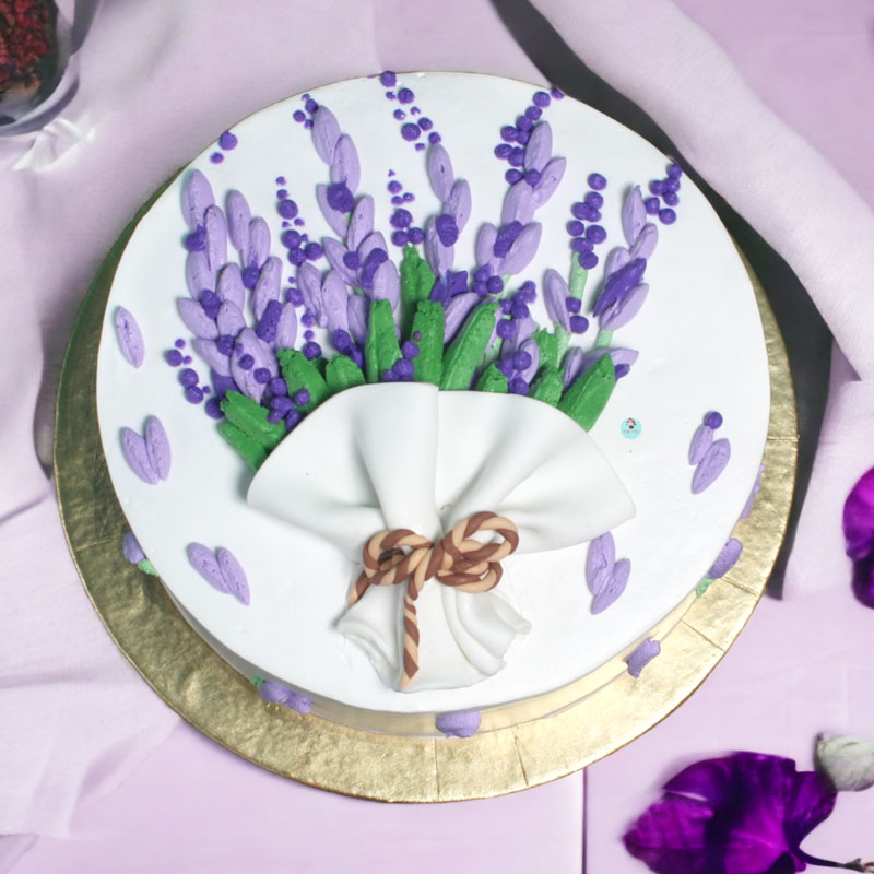 Lavender Birthday Cake